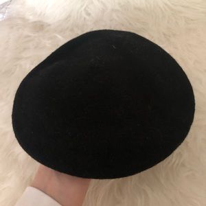 VTG Basque Black Wool Beret